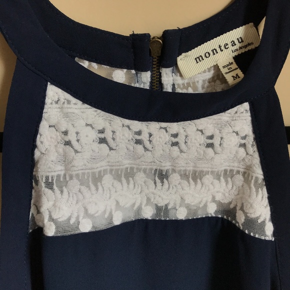 Blue Monteau Halter Tank - Picture 2 of 11